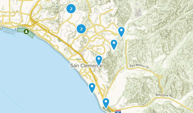 San Clemente, Californie Map