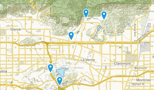 San Dimas, California Map
