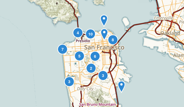 San Francisco, California Map
