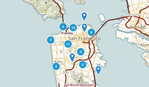 San Francisco, California Map