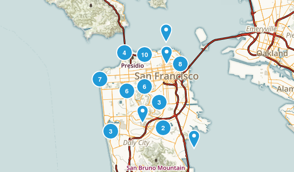 San Francisco, California Map