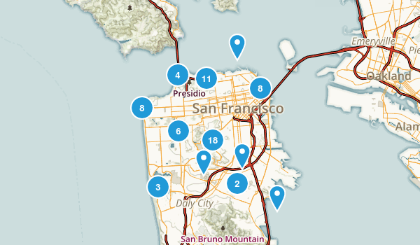 San Francisco, California Map