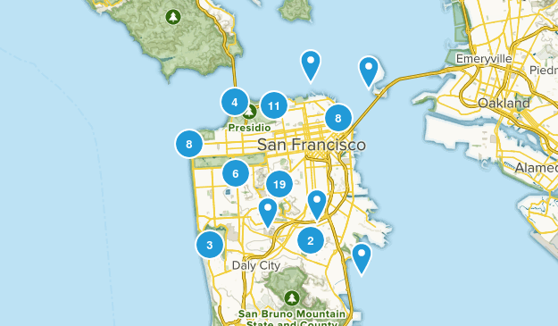 San Francisco, California Map