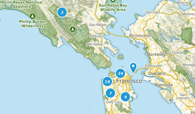 San Francisco, California Map