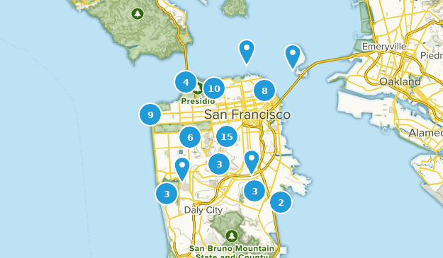 San Francisco, California Map