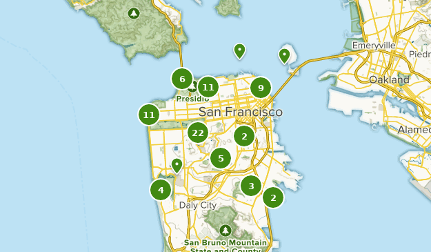 San Francisco, California Map