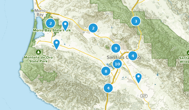 San Luis Obispo, California Map