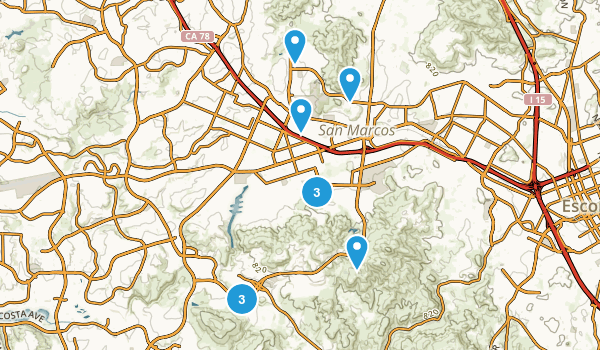 San Marcos, California Map