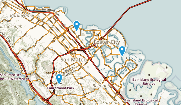 San Mateo, California Map
