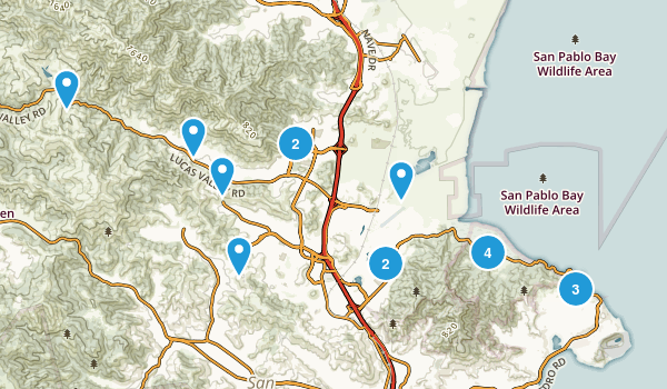 San Rafael, California Map