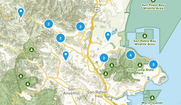 San Rafael, California Map