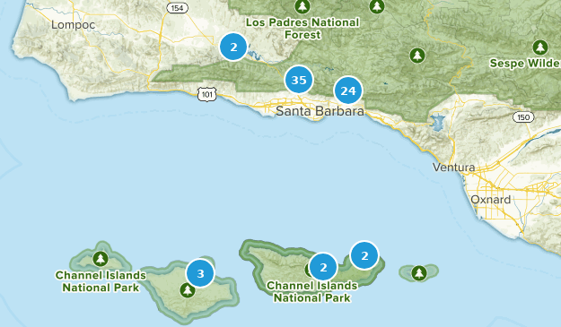 Santa Barbara, California Map