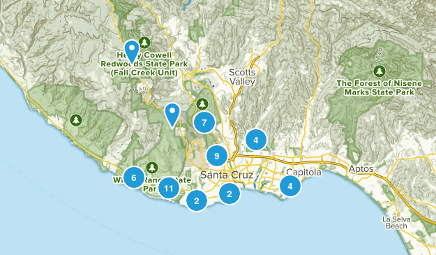 Santa Cruz, California Map