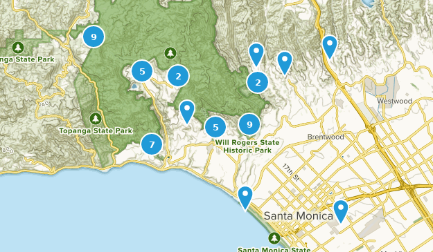 Santa Monica, Kalifornien Map