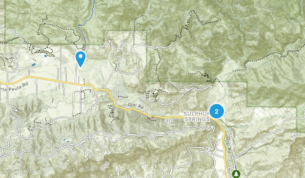 Santa Paula, California Map