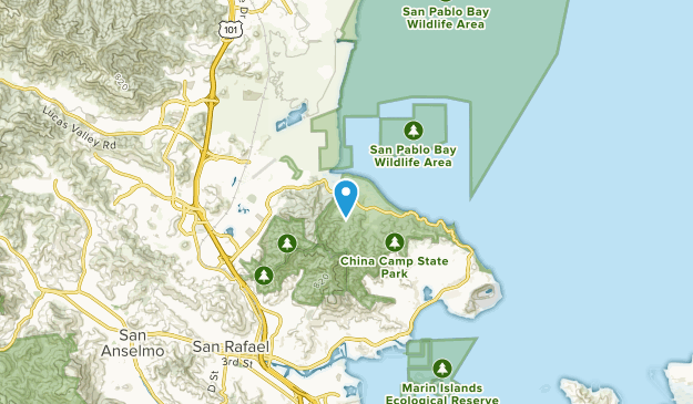 Santa Venetia, California Map