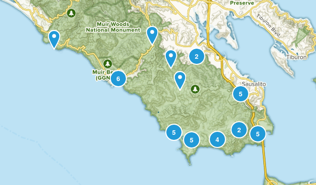 Sausalito, California Map