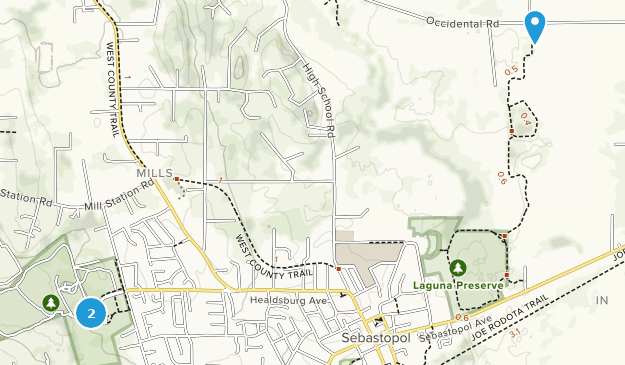 Sebastopol, California Map