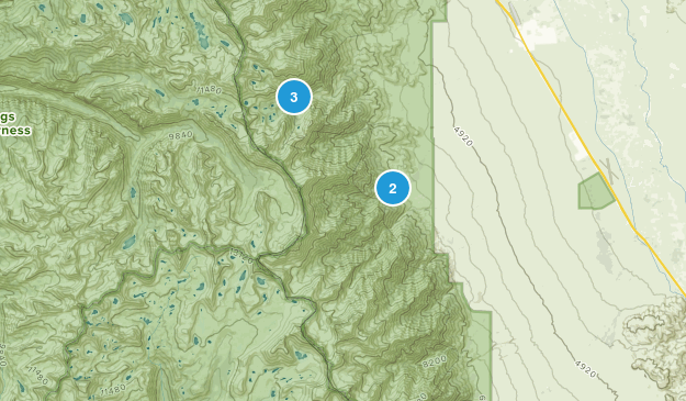 Seven Pines, California Map