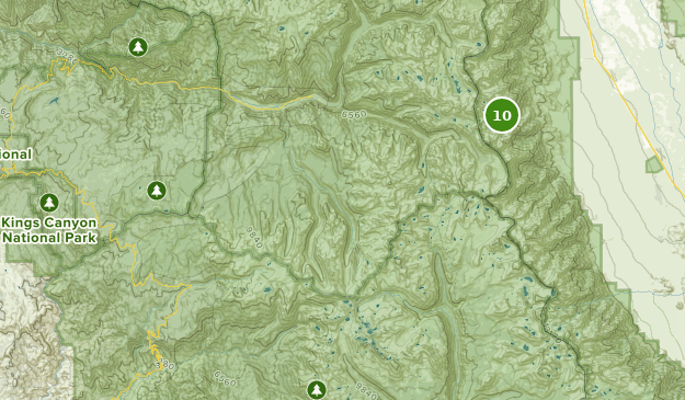 Seven Pines, California Map