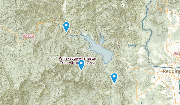 Shasta, California Map