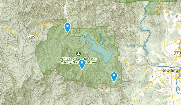 Shasta, California Map