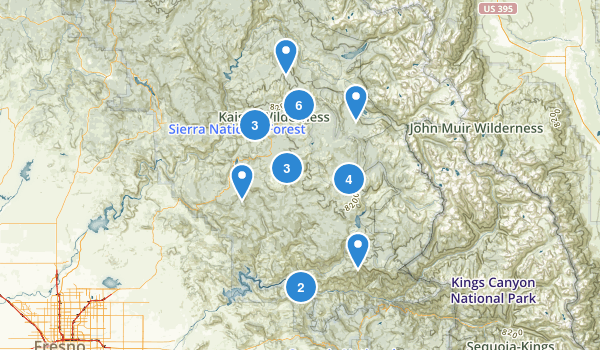 Shaver Lake, California Map