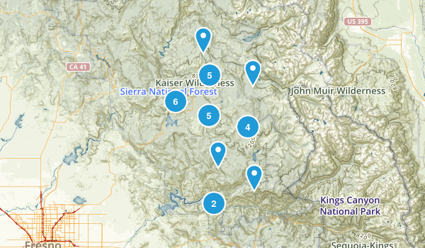 Shaver Lake, California Map