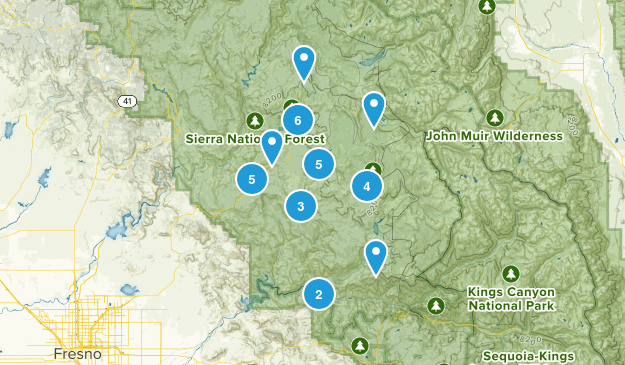 Shaver Lake, California Map