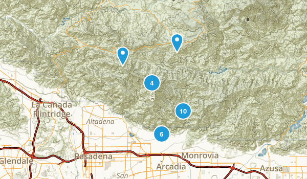 Sierra Madre, California Map