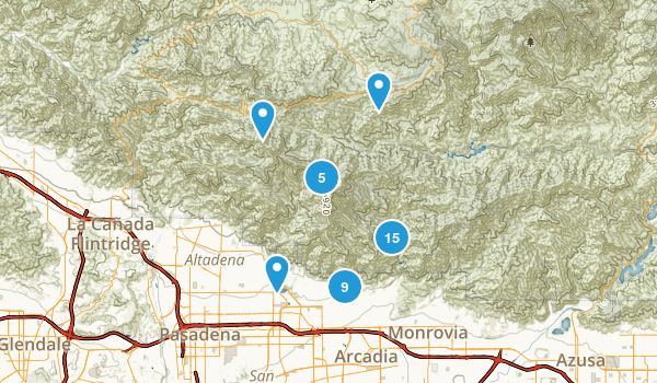 Sierra Madre, California Map