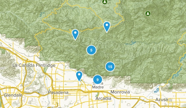 Sierra Madre, California Map