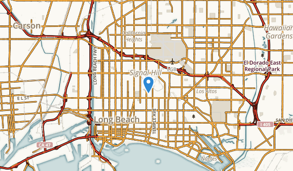 Signal Hill, California Map