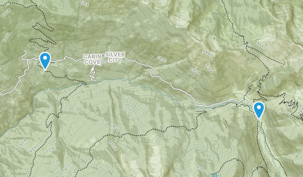 Silver City, California Map