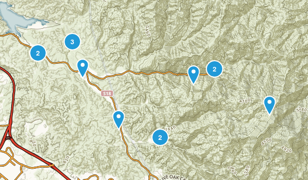 Silverado, California Map