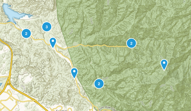 Silverado, California Map