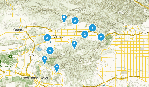 Simi Valley, California Map