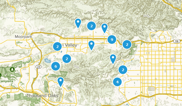 Simi Valley, California Map