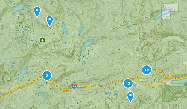 Soda Springs, California Map