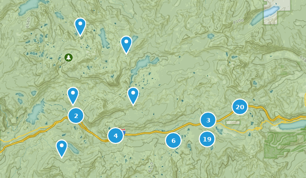 Soda Springs, California Map