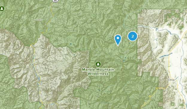 Somes Bar, Californie Map