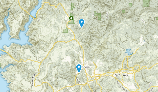Sonora, California Map