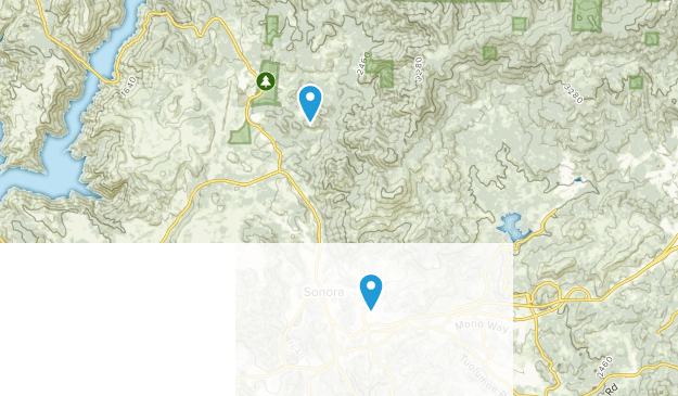 Sonora, California Map