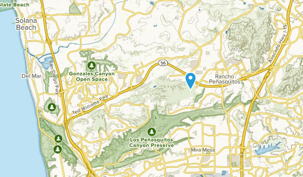 Sorrento Valley, California Map