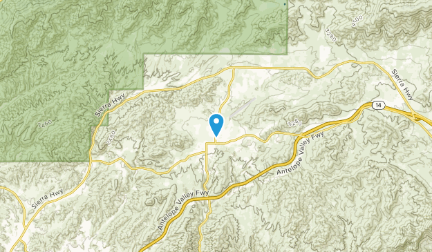South Antelope Valley, California Map