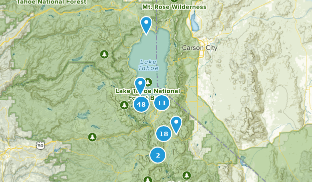 South Lake Tahoe, California Map