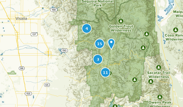 Springville, California Map