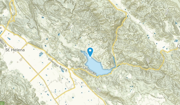 St Helena, California Map