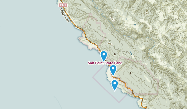 Stewarts Point, California Map