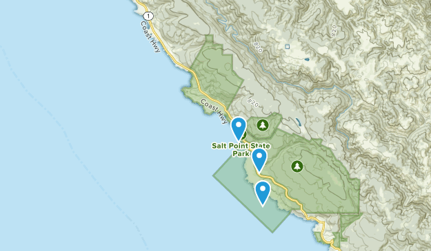 Stewarts Point, California Map